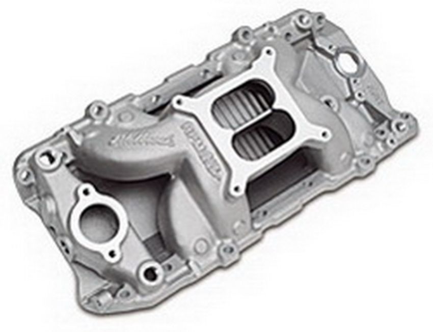 Edelbrock 75611 Polished B/B Chevy O-Port RPM Air-Gap Manifold
