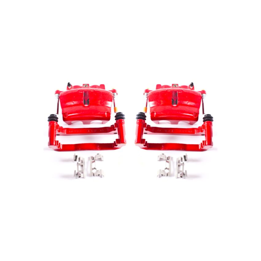 PowerStop S5004 Red Powder Coated Calipers