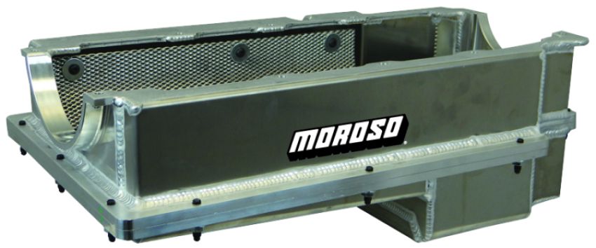 MOROSO MOR20376 BBC 2pc. Billet Rail Oil Pan