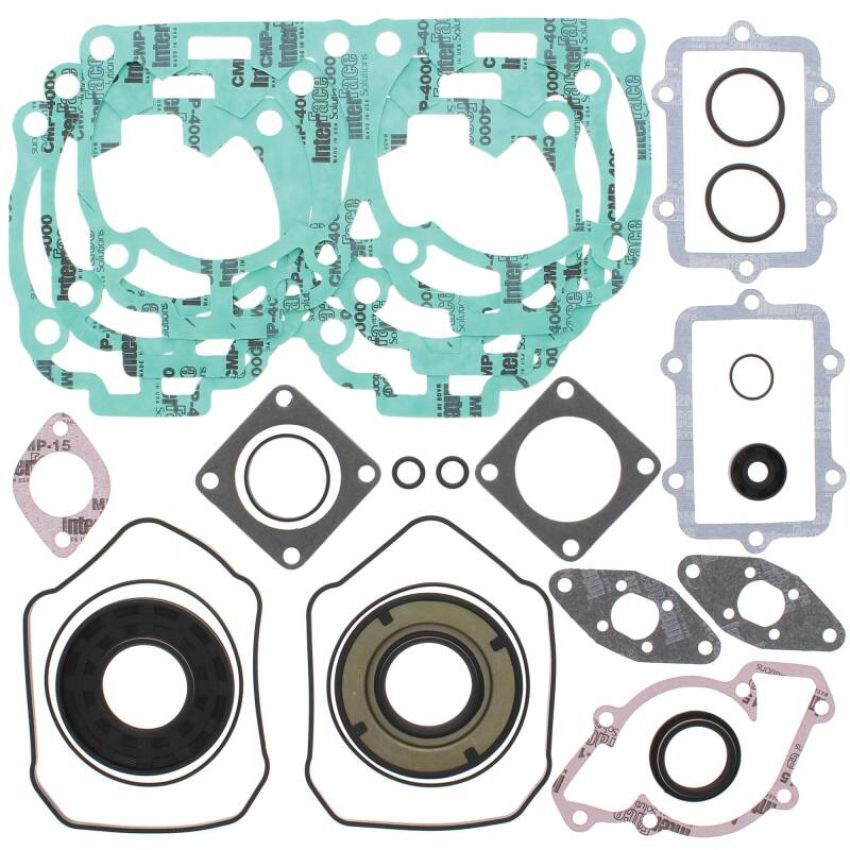 Vertex Pistons 711261 Vertex Gaskets 2002 Ski-Doo Grand Touring 800 Complete Gasket Kit w/ Oil Seals