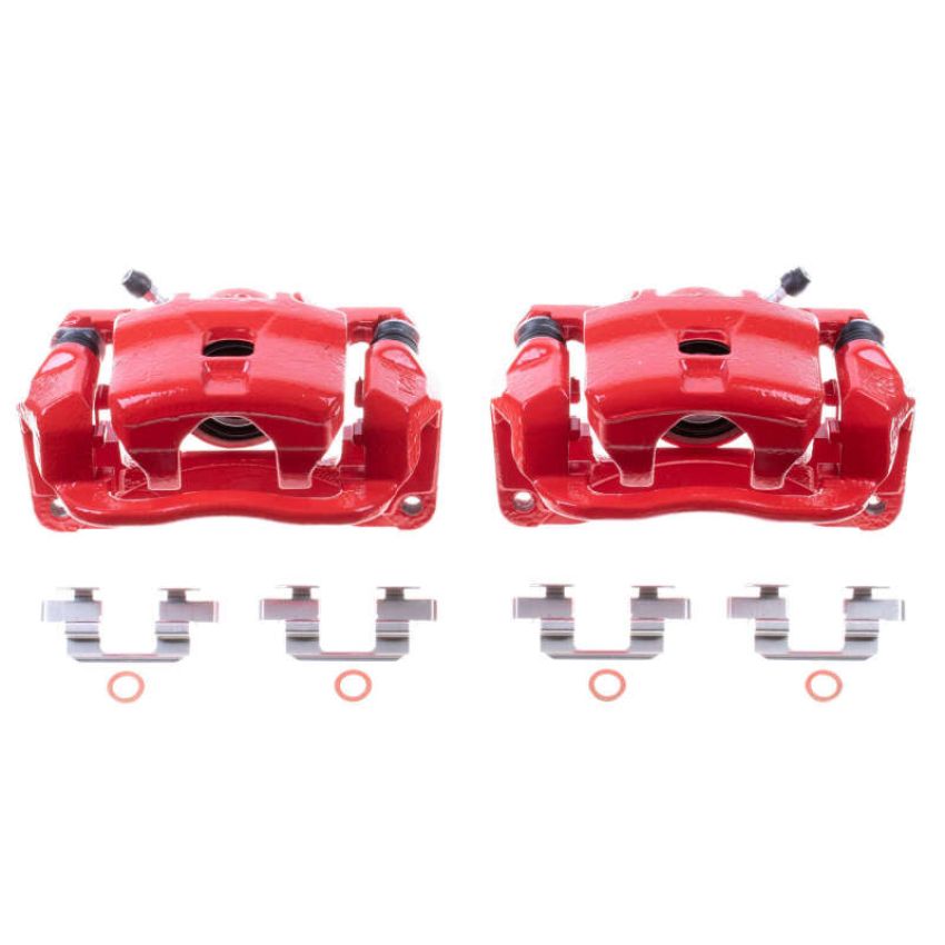PowerStop S3104 Red Powder Coated Calipers