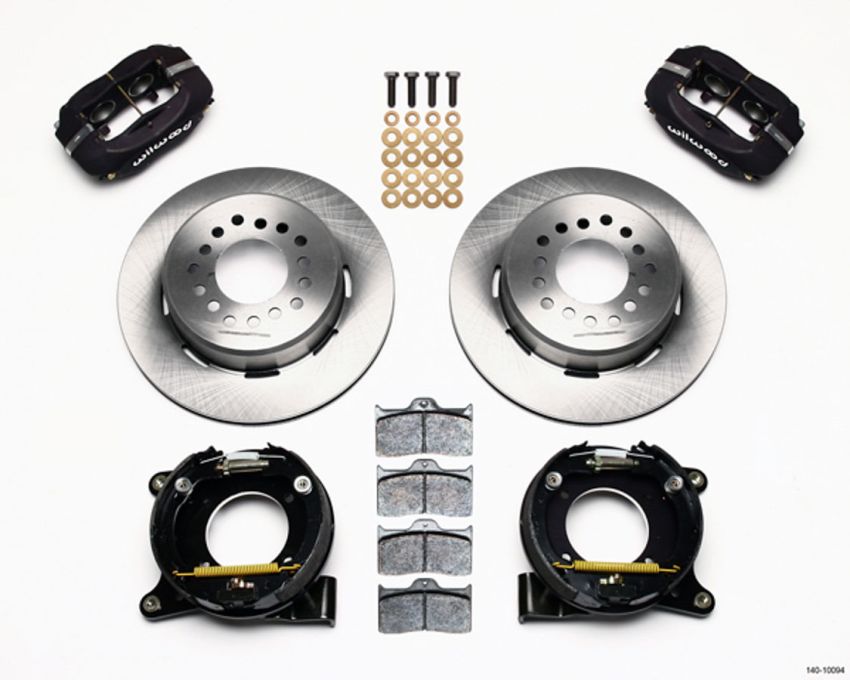Wilwood 140-10094 Forged Dynalite P/S Park Brake Kit Chevy C-10 2.42 Offset 5-lug
