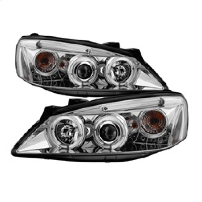 SPYDER 5011602 Projector Headlights - LED Halo - Chrome