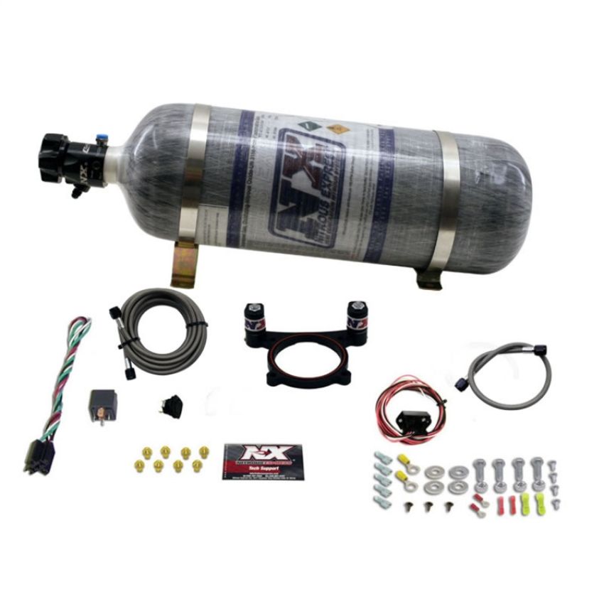 Nitrous Express 20948-12 5.0L Coyote and 7.3L Godzilla Plate System(50-200HP) WITH COMPOSITE BOTTLE