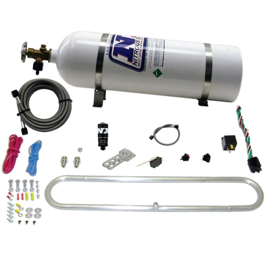 Nitrous Express 20000CR-15 N-TERCOOLER system for CO2 WITH 15LB BOTTLE (Remote Mount Solenoid)