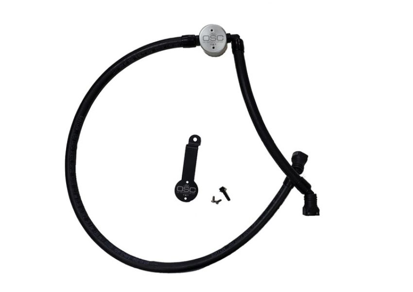 J&L 3069D-C J&L 18-25 Jeep Wrangler JL 3.6L Driver Side Oil Separator 3.0 - Clear Anodized