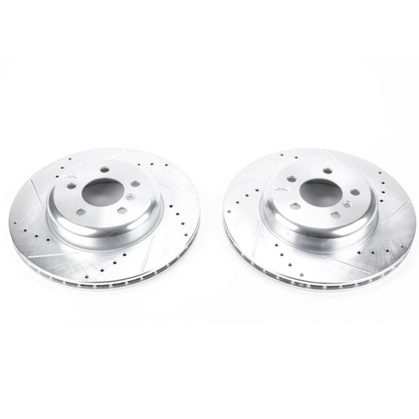 PowerStop EBR1416XPR PowerStop Evolution Performance Drilled, Slotted & Plated Brake Rotor Pair