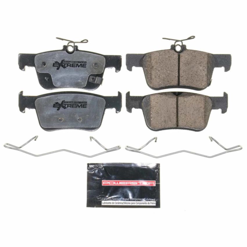 PowerStop Z26-2102 PowerStop - Z26 Performance Carbon-Fiber Ceramic Brake Pads with Hardware Kit