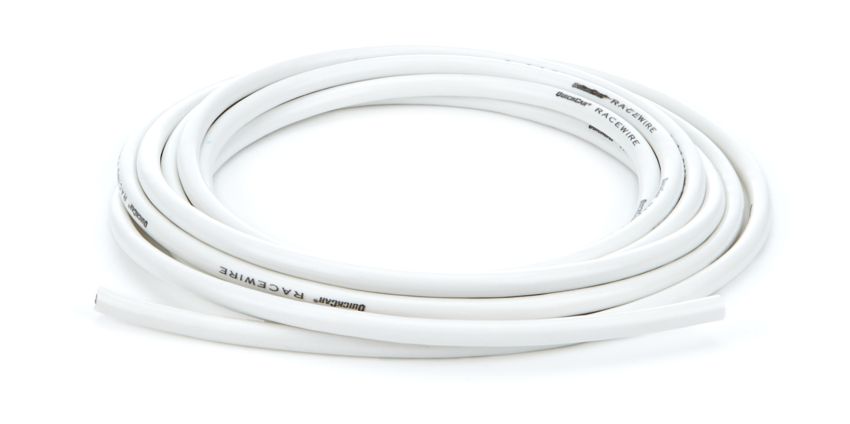 QUICKCAR RACING PRODUCTS QRP57-2361 Wire 14 Gauge White 10ft