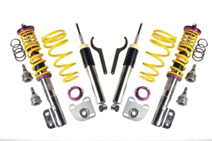 KW 10230036 Coilover Kit V1 Ford Mustang incl. GT - not Cobra; front and rear coilovers