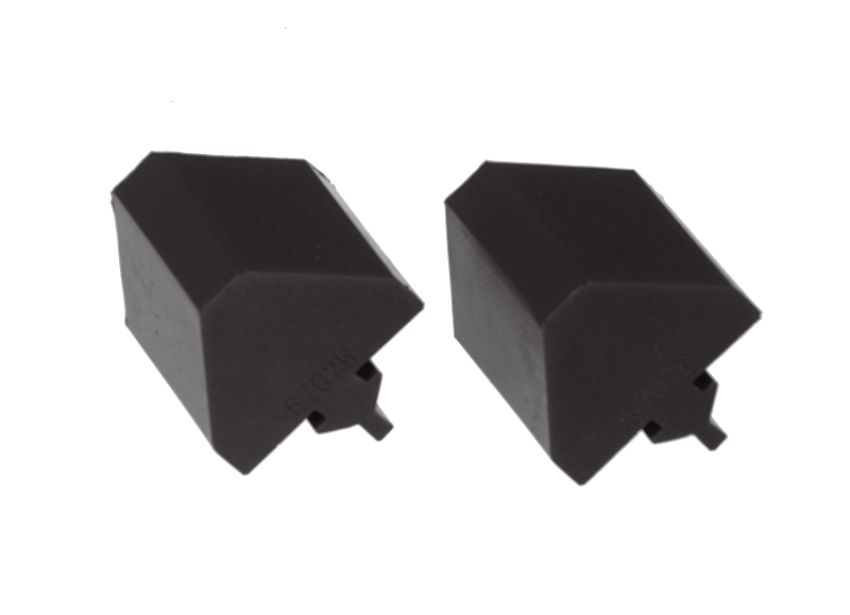 Prothane 19-1326-BL Universal Bump Stop Pull Through Style - Black