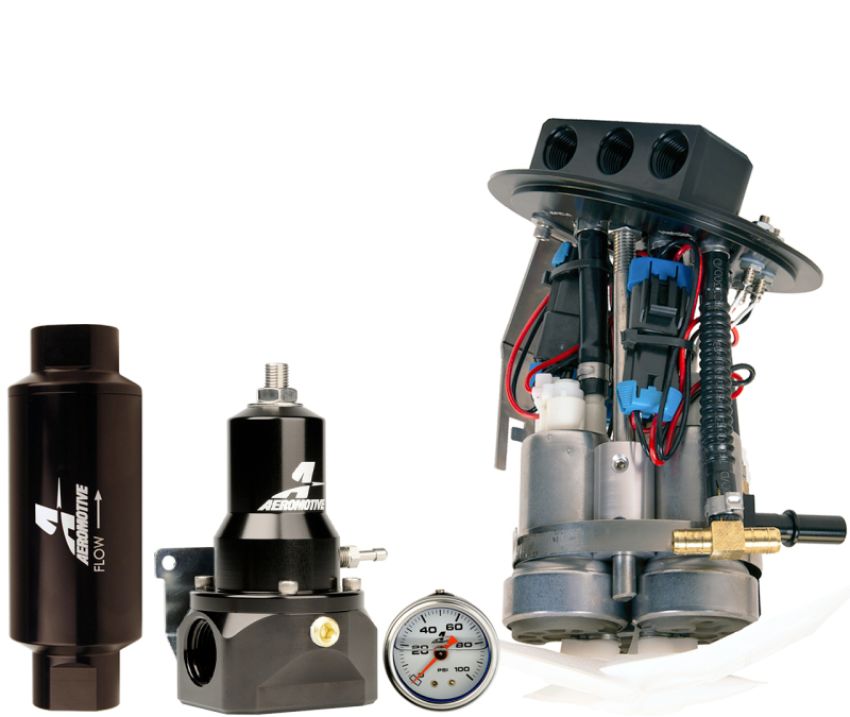 Aeromotive 17355 11-17 Ford Mustang Drop In Kit (18038/15633/13134/12341) - Dual 450lph