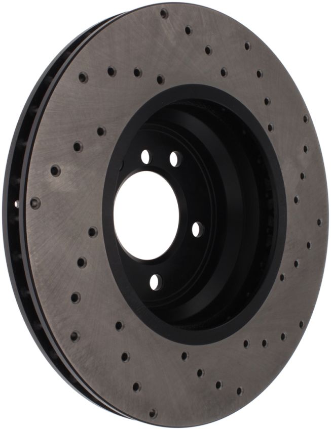 Stoptech 128.34093R 07-10 BMW 335i Cross Drilled Right Front Rotor