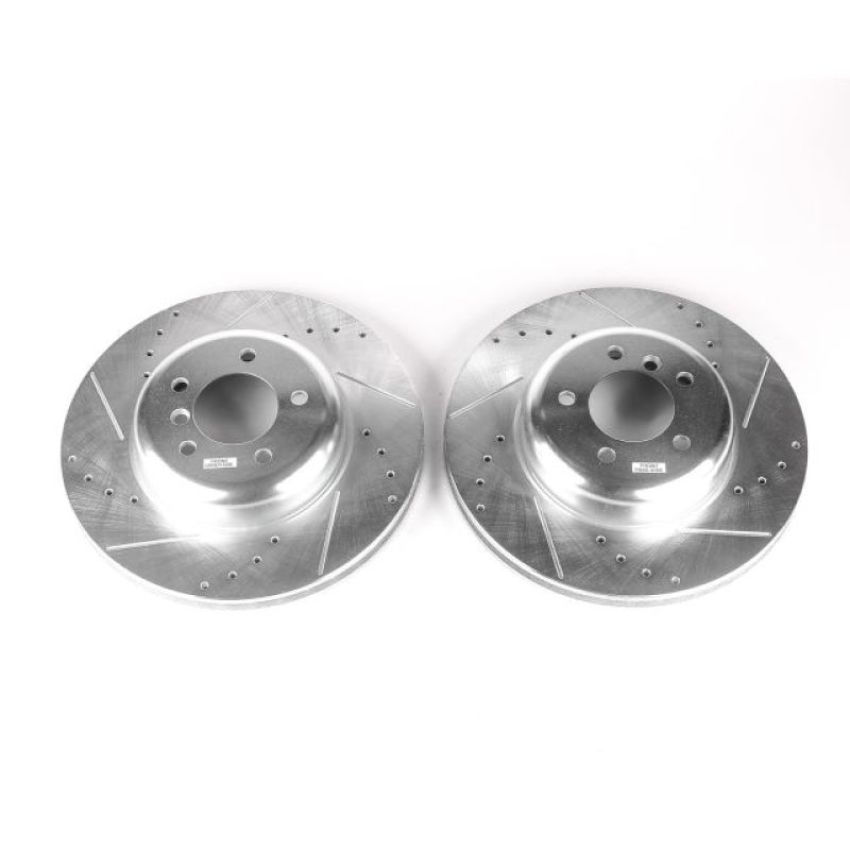 PowerStop EBR840XPR PowerStop Evolution Performance Drilled, Slotted & Plated Brake Rotor Pair