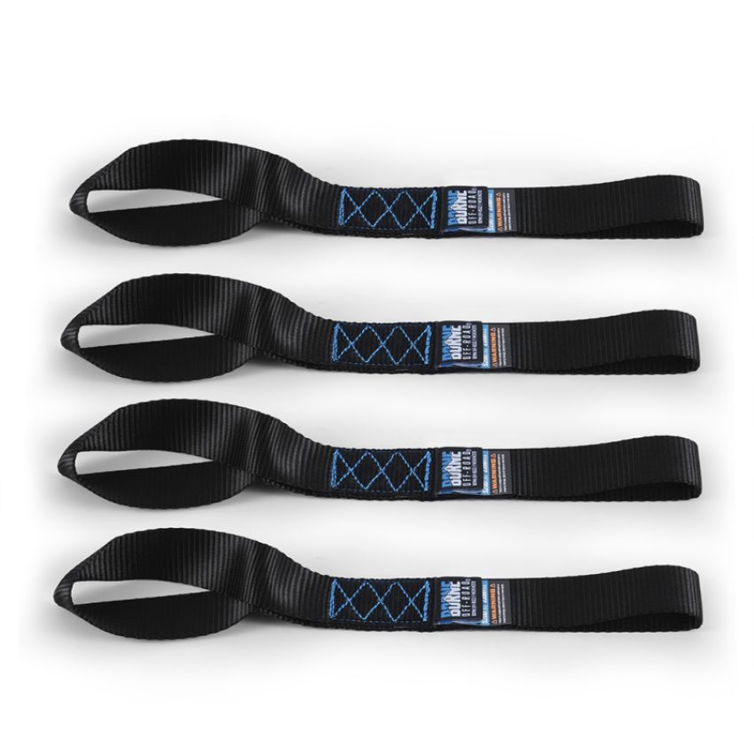 Borne Off-Road BNRTC-TDHD-4BK Ratchet Tie-Down