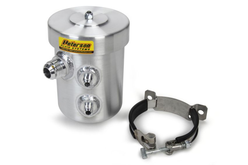 PETERSON FLUID PTR08-0405 Breather Can LS7 w/Mnt Bracket