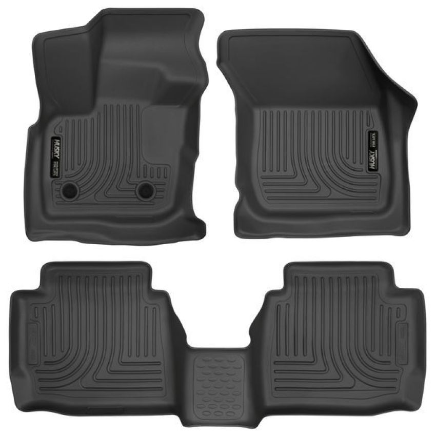 HUSKY LINERS HSK98791 Front & 2nd Seat Floor L iner Weatherbeater