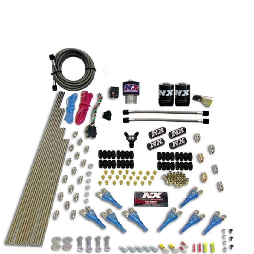 Nitrous Express 90206-00 PRO-SHK/GAS (200,300,400,500,600HP) 2 FUEL, 1 SUPERSHARK SOLENOID LESS BOTTLE