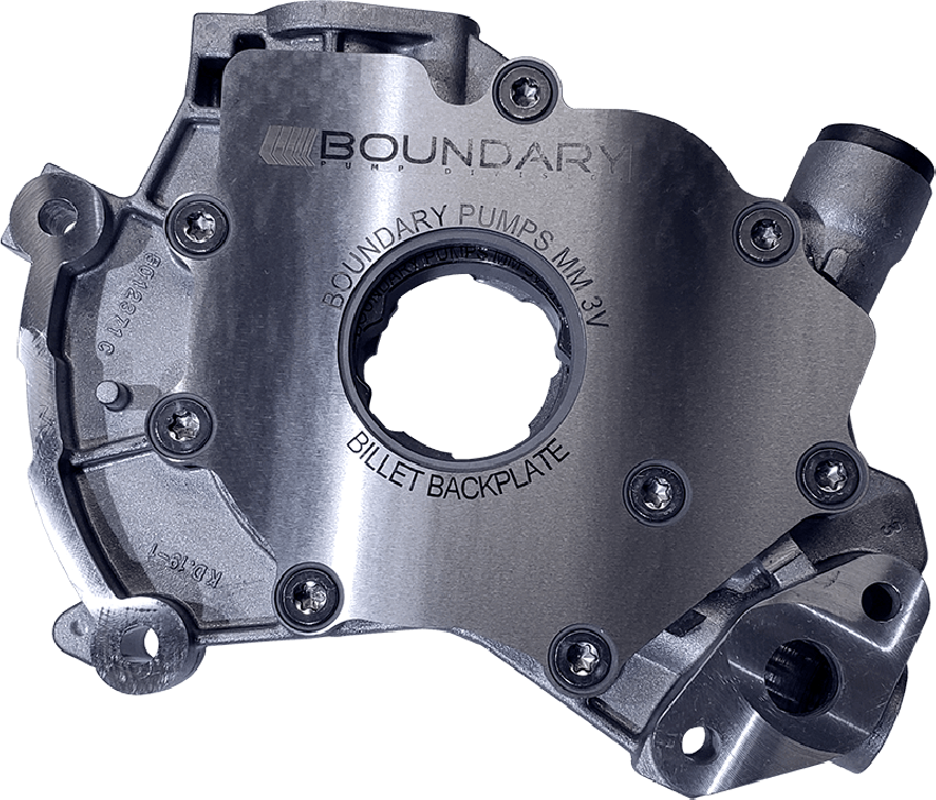 Boundary MM-S1-BBP-M 99-15 Ford Mod Motor V8 Oil Pump Asmbly w/High Flow Billet Gear/Stl Bkplt MW Treatment