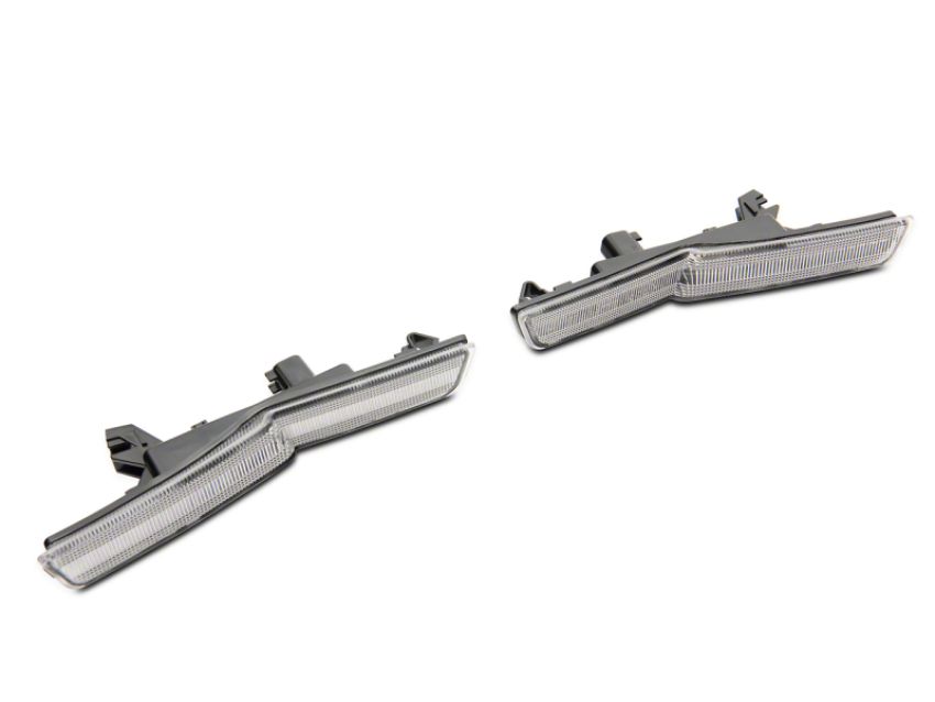 Raxiom CH15222 18-23 Dodge Challenger Widebody Axial Series LED Side Marker Lights Front and Rear- Clear