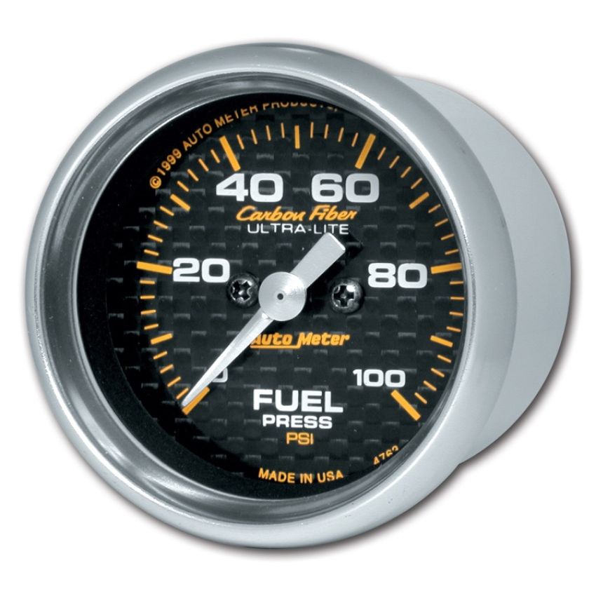 AUTOMETER ATM4763 C/F 2-1/16in Fuel Press. Gauge 0-100PSI