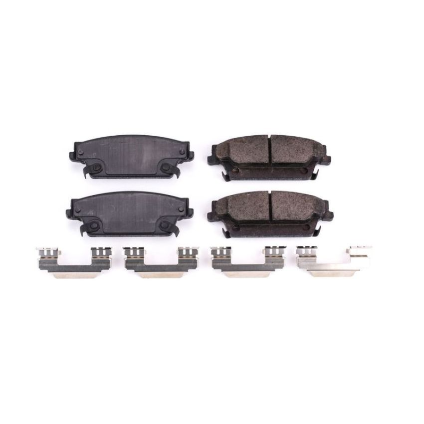 PowerStop 17-1020 PowerStop - Z17 Low-Dust Ceramic Brake Pads with Hardware