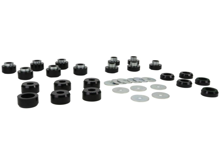 Whiteline W93547 1997-2006 Jeep Wrangler Body Mount Bushing Set