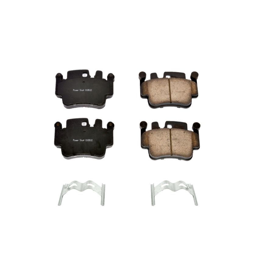 PowerStop 17-917 PowerStop - Z17 Low-Dust Ceramic Brake Pads with Hardware