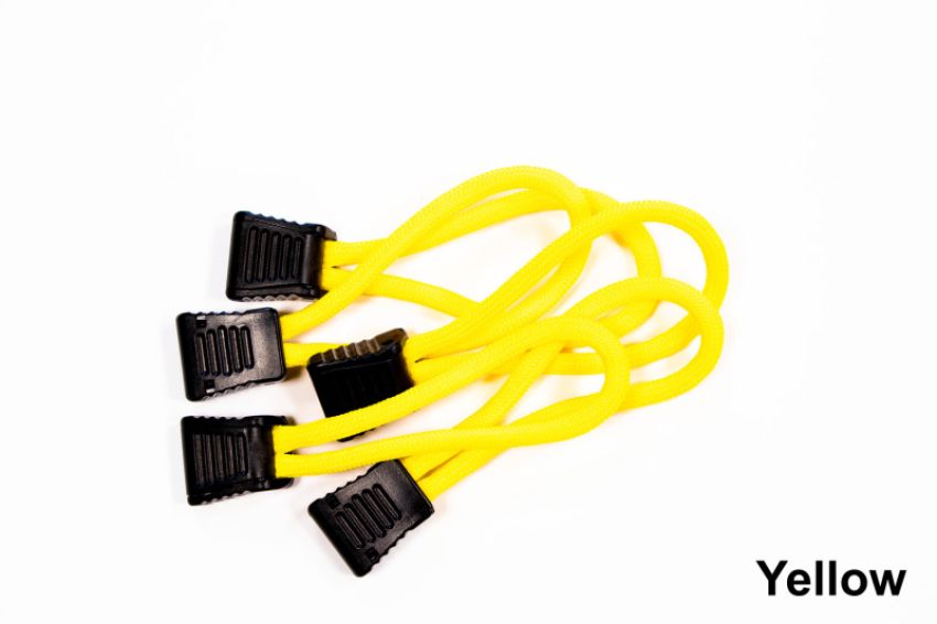 Fishbone Offroad FB51279-Y Zipper Pulls (Yellow) FB51279-Y
