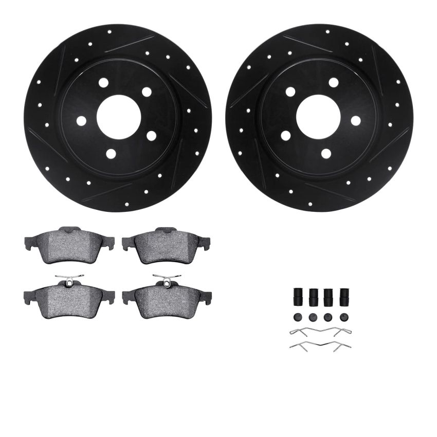 Dynamic Friction 8612-54022 Rotor Kit