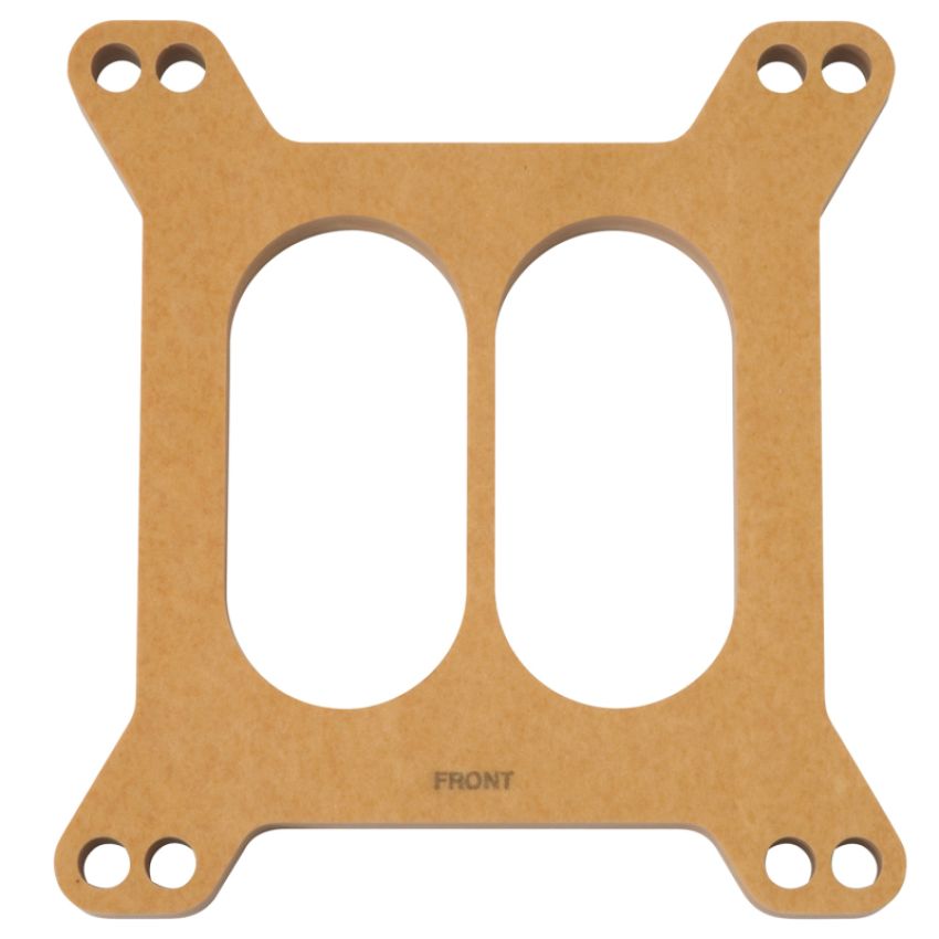 EDELBROCK EDE8722 1/2in Carb Spacer - Wood Fiber Laminate