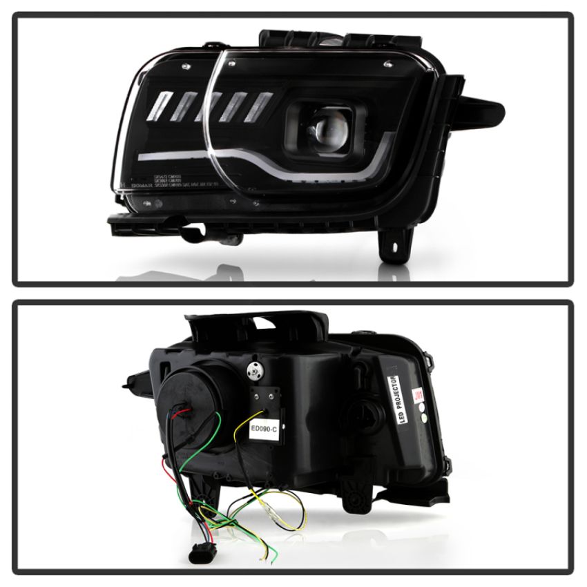 SPYDER 5088536 High-Power LED Module ( Low Beam ) Equipped Headlights - Black