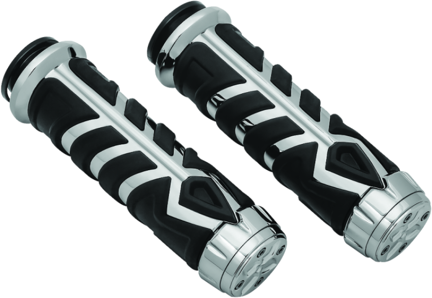 Kuryakyn 5752 Spear Grips For Indian Chrome