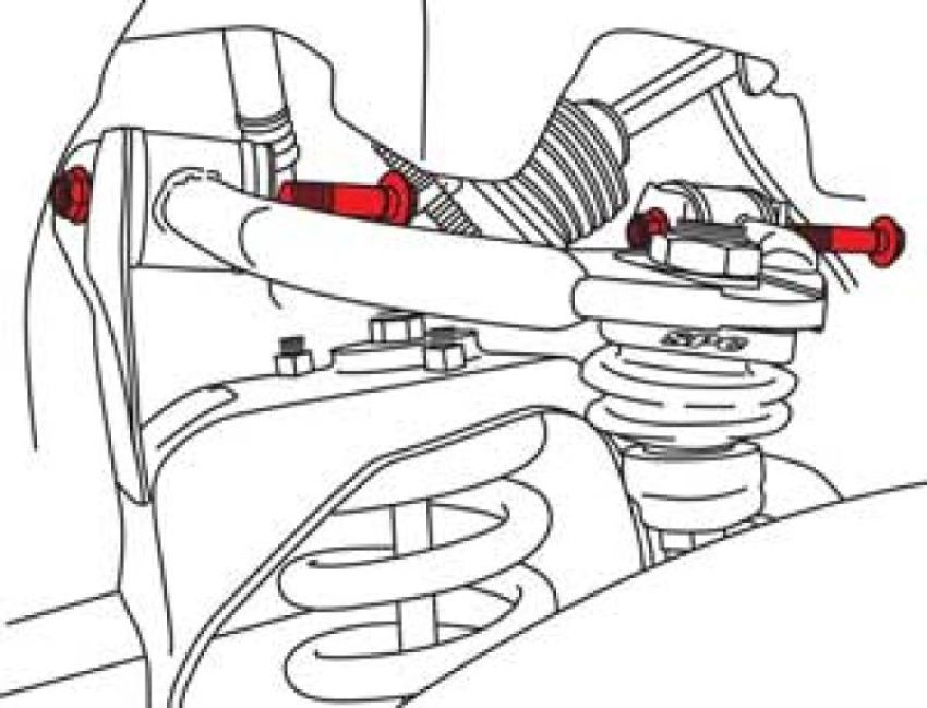 SPECIALTY PRODUCTS COMPANY 21035 NISSAN CONTROL ARM HARDWARE