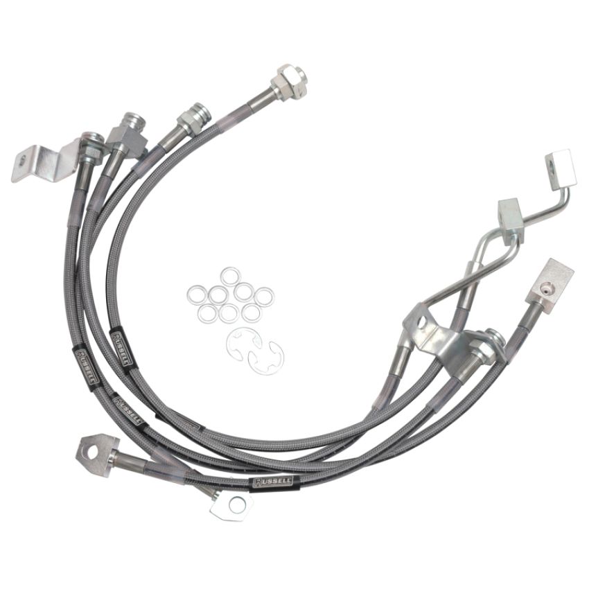 RUSSELL RUS696490 Brake Hose Kit Ford 99-04 F250/350 SD 4WD
