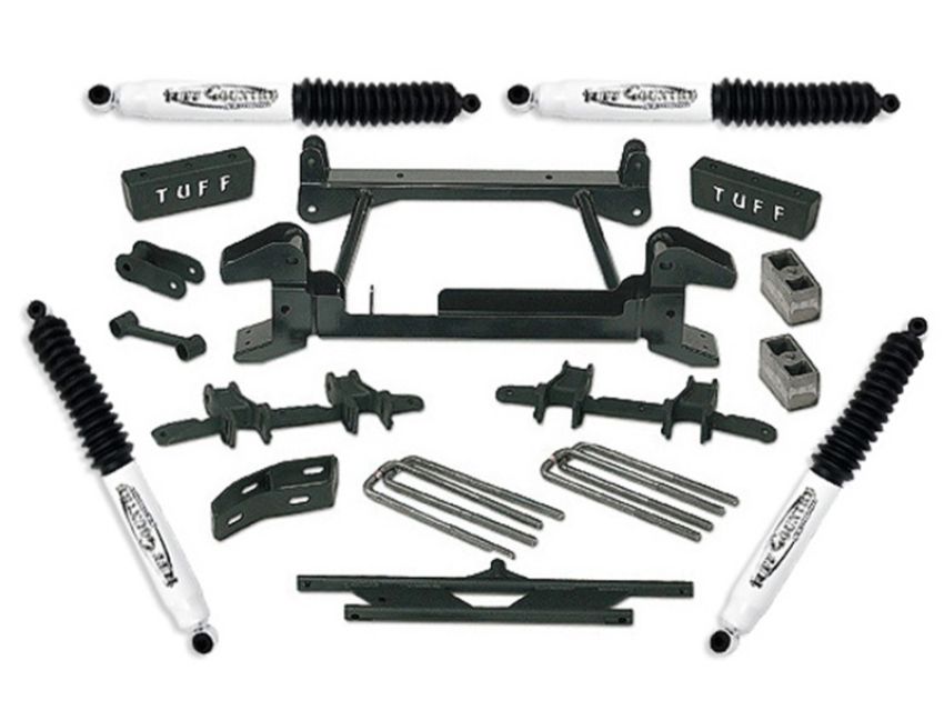 Tuff Country 14854KN 92-98 Chevy Suburban 2500 (8Lug) 4X4 4in Lift Kit (w/Stmped Lwr Cntrl Arm SX8000)