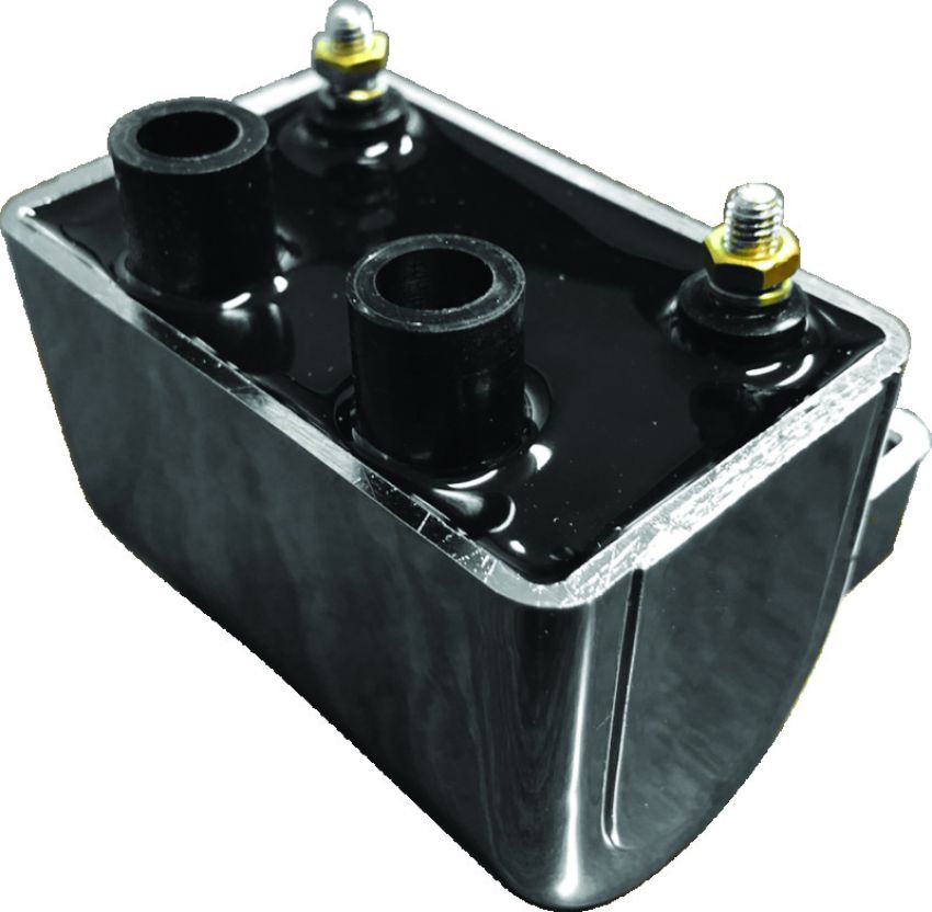 TwinPower 210535 Twin Power 65-79 Big Twin and XL Ignition Coil Chrome Replaces H-D 31609-65A 5 Ohm
