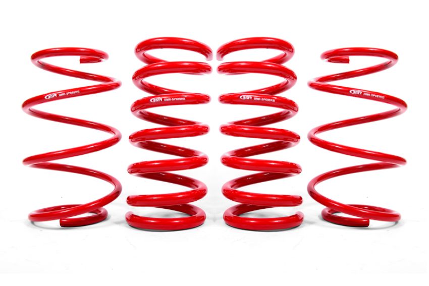 BMR Suspension SPD763R Lowering Springs, Set of 4, Minimum Drop Front, Drag Version