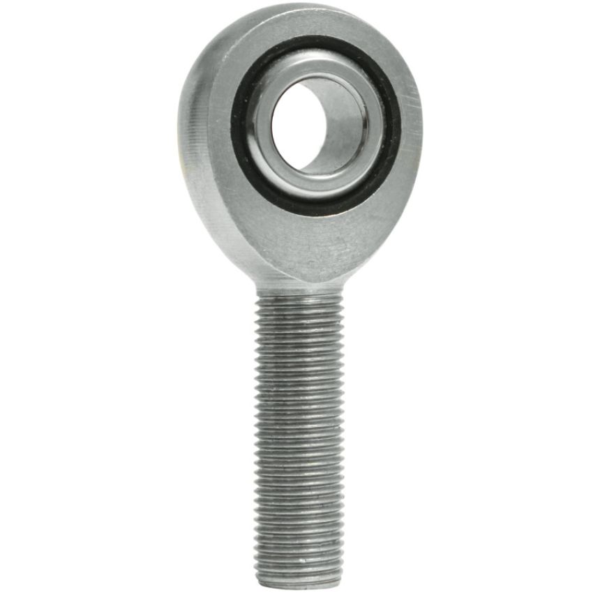 QA1 NML8 N Series Injection Molded Rod End - Male/Left Hand - .5in Bore x 1/2-20 - Carbon Steel