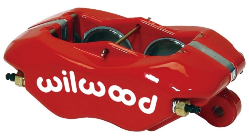 Wilwood 120-12502-RD Caliper-Forged Dynalite-Red 1.75in Pistons 1.10in Disc