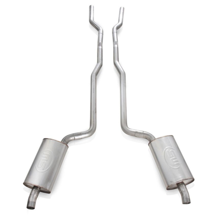 Stainless Works V6872SW 1968-72 Corvette Exhaust SB 2-1/2in Factory Style Mufflers