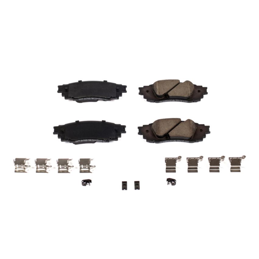 PowerStop 17-1879 PowerStop - Z17 Low-Dust Ceramic Brake Pads with Hardware