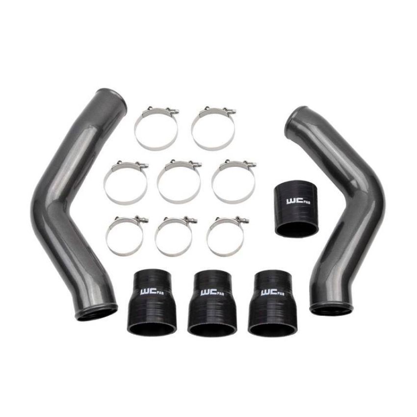Wehrli 13-18 Cummins 6.7L 3.5 in. Intercooler Pipes Kit  - Gloss White