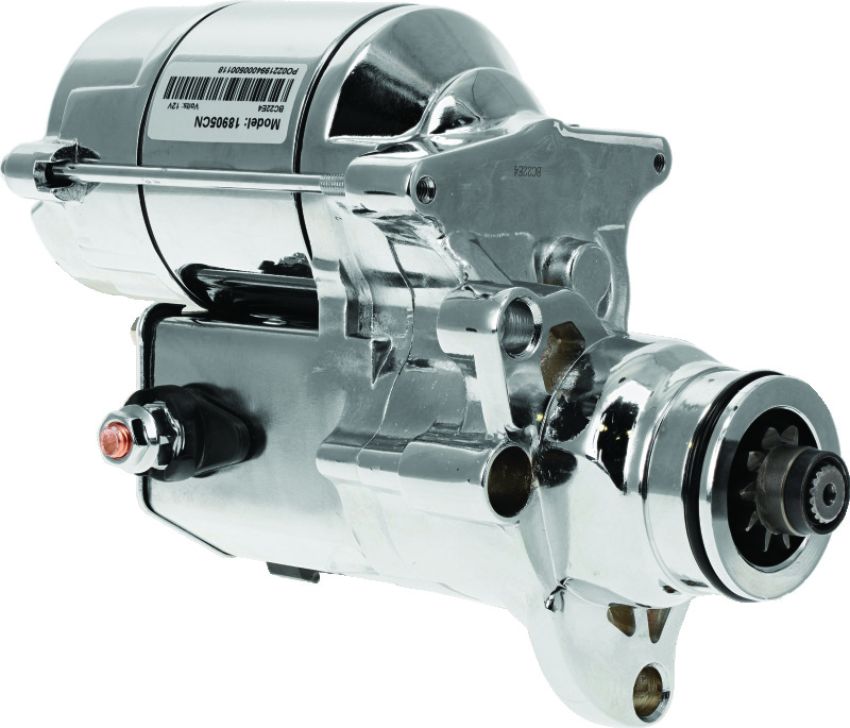 Bikers Choice 215142 07-17 Big Twin 06 Dyna Except M-8 Chrome 1.4KW Starter