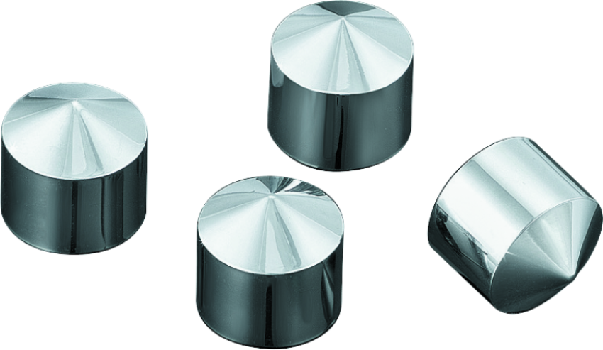 Kuryakyn 8372 Peaked Rocker Box Bolt Covers 4 Piece Twin Cam & Milwaukee-8