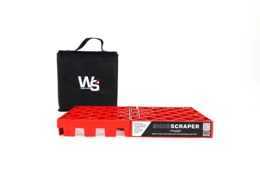 Weigh Safe WSFS Flap Step Shoe Scraper w/Bag