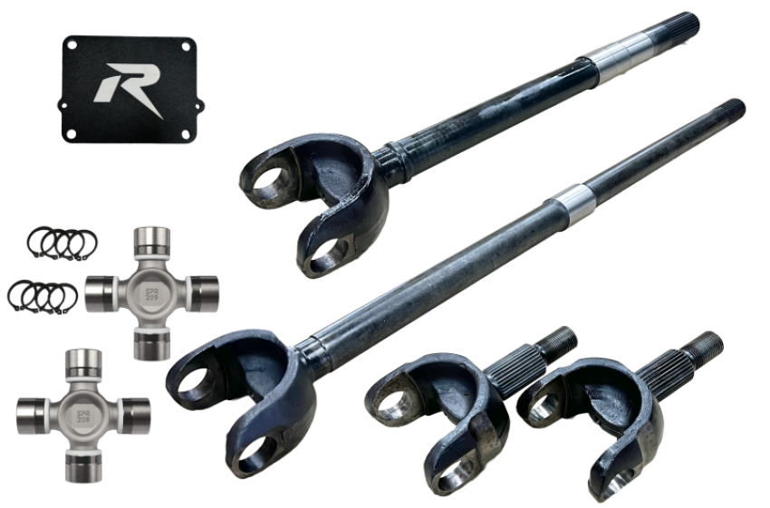 Revolution Gear & Axle DC-D44-JLJT-1PC 2018+ Jeep Wrangler JL & JT 1-Piece Chromoly Discovery Series Front Axle Kit