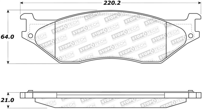 Stoptech 308.07770 Street Brake Pads