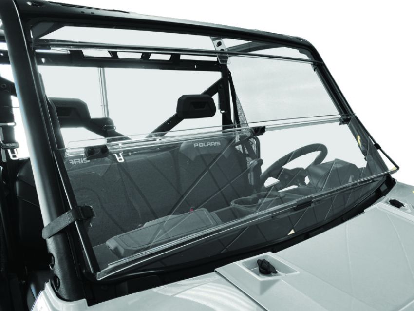 QuadBoss 375780 15-19 Polaris Ranger 1000 Diesel Windbreak Folding Windshield