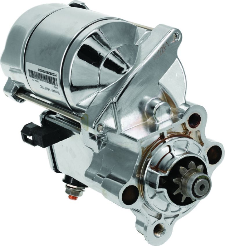Bikers Choice 215140 81-UP XL Chrome 1.2KW Starter